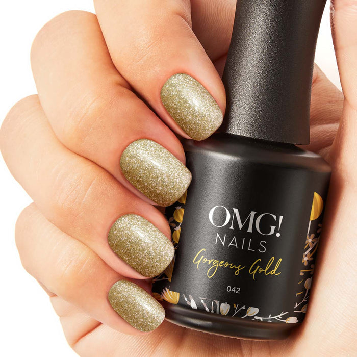 042 Gorgeous Gold Gel Polish