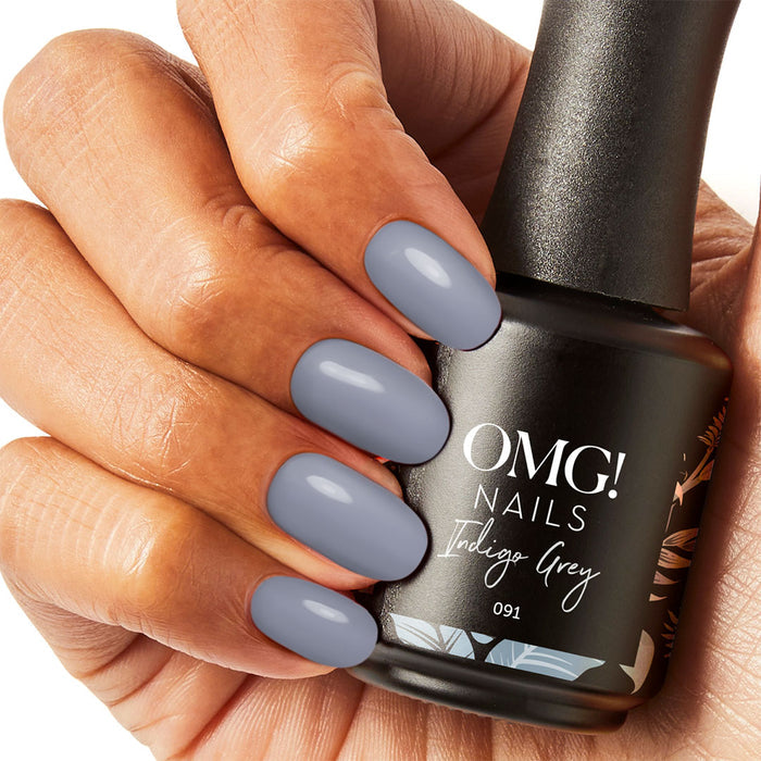 091 Indigo Grey Gel Polish