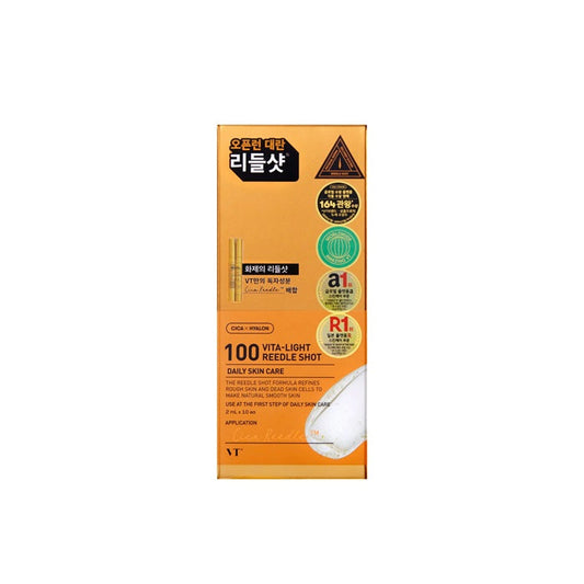 100 VITA-LIGHT REEDLE SHOT - Tratament Iluminator Cu Vitamina C, Glutation Si Cica Reedle