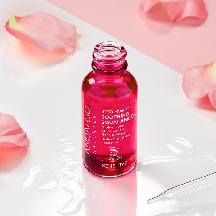 1000 Roses Soothing Squalane Oil - Andalou Naturals US