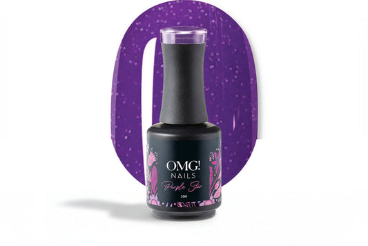 104 Purple Star Gel Polish