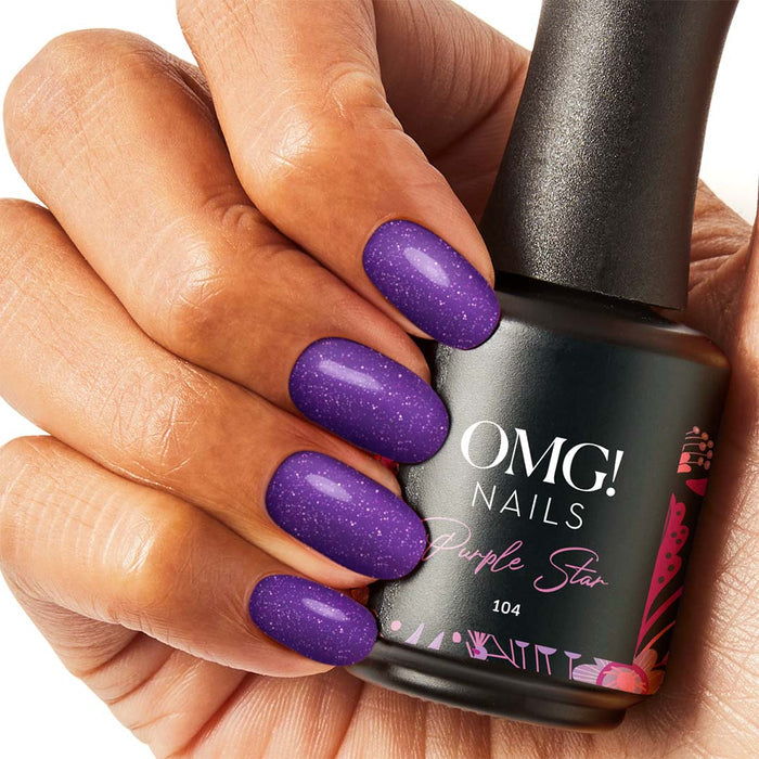 104 Purple Star Gel Polish