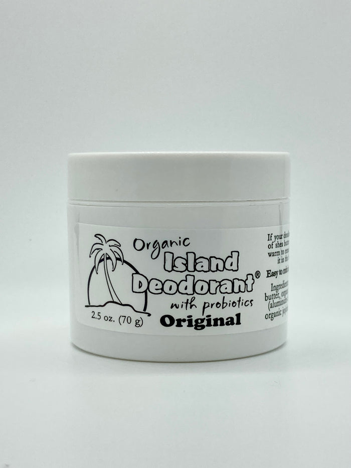 probiotic deodorant cream aluminum-free natural deodorant with probiotics Island Deodorant Original jar