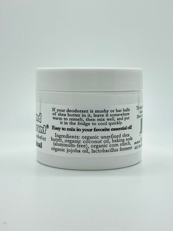 probiotic deodorant cream ingredients label aluminum-free natural deodorant with probiotics Island Deodorant
