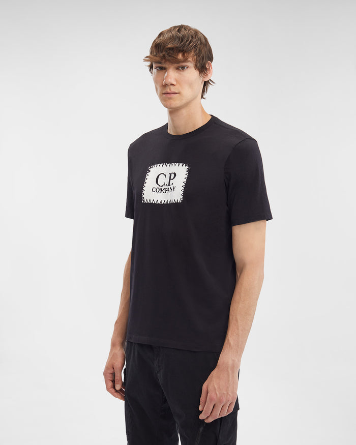 30/1 Jersey Label T-shirt Black