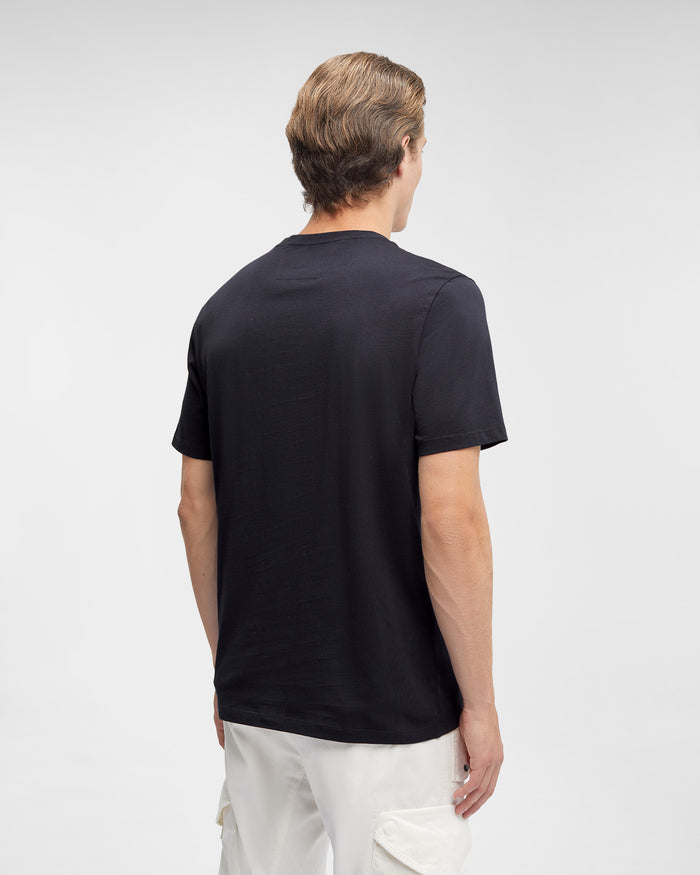 30/1 Jersey Label T-shirt Total Eclipse