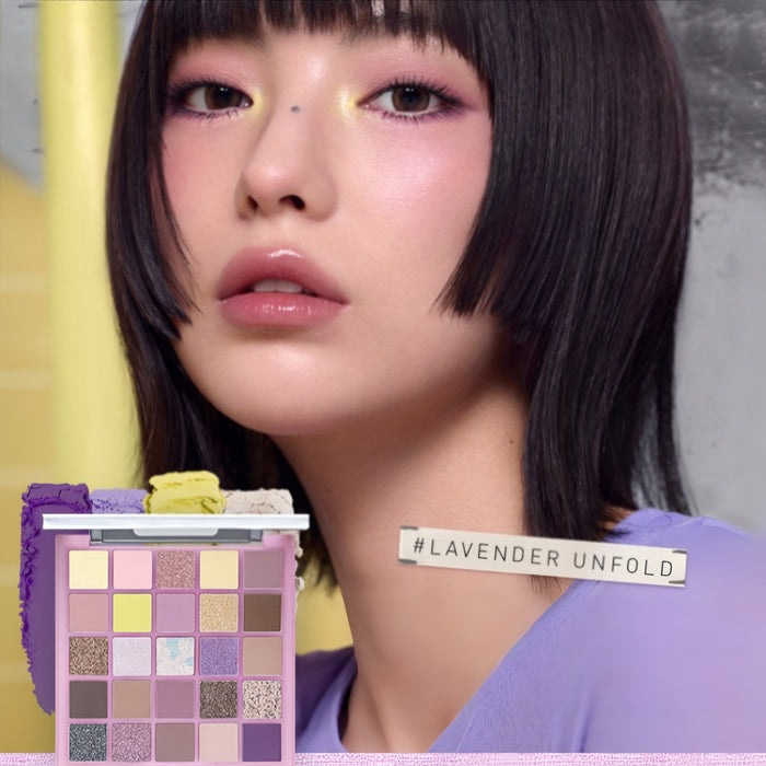 3CE 25-color Eyeshadow Makeup Palette #Lavender Unfold T5444