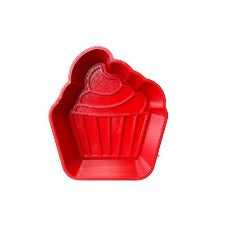 3D Printed One Piece Cupcake Bath Bomb Mold