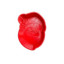 3D Printed One Piece Santa Face Bath Bomb Mold