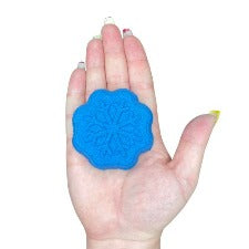 3D Printed One Piece Snowflake 1 Bath Bomb Mold