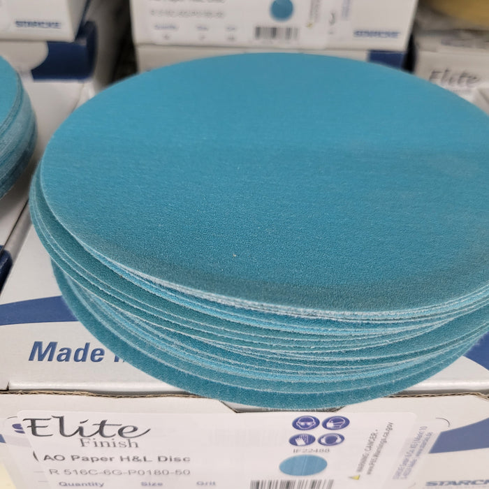 6"Hook & loop Sand Paper 220 Grit 50 Pack