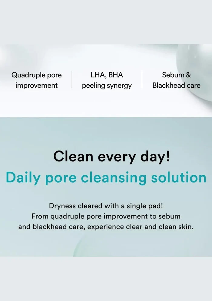 ABIB Green LHA Pore Pad daily cleansing for sebum blackheads and pores