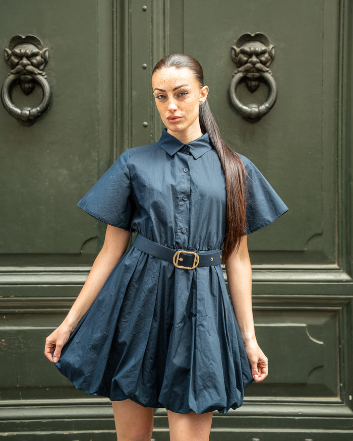 Abito Ballon Blue Glm Couture
