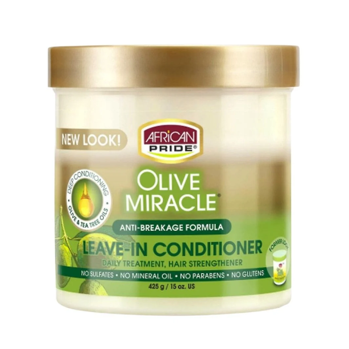 AFRICAN PRIDE Olive Miracle Leave-In Conditioner 15oz