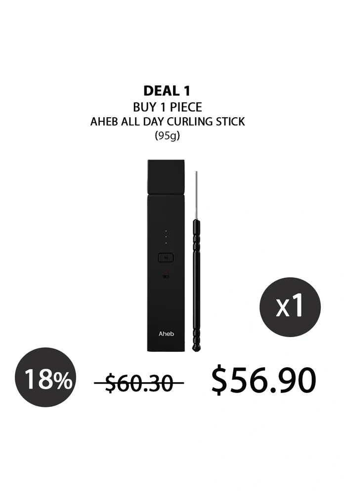 (BUY 1) AHEB ALL DAY CURLING STICK