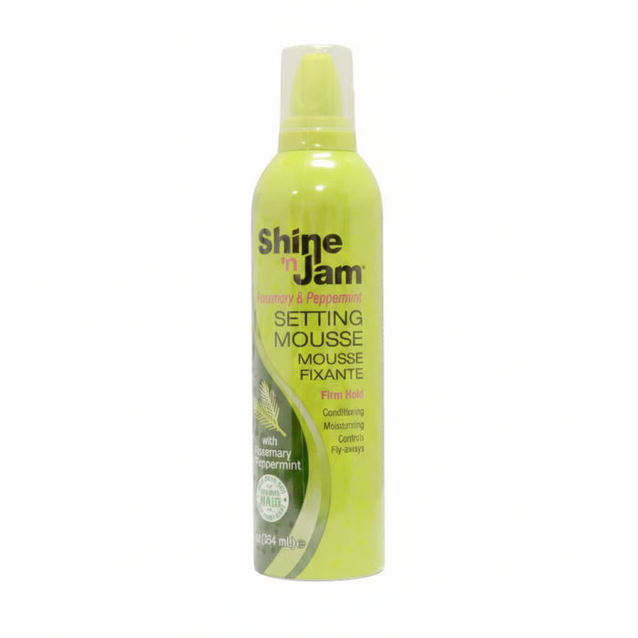 ampro Shine 'N Jam Setting Mousse [Rosemary & Peppermint] 12oz