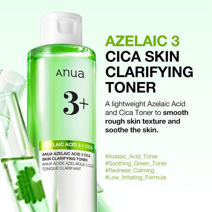 ANUA Azelaic Acid 3 Cica Skin Clarifying Toner 250 mL