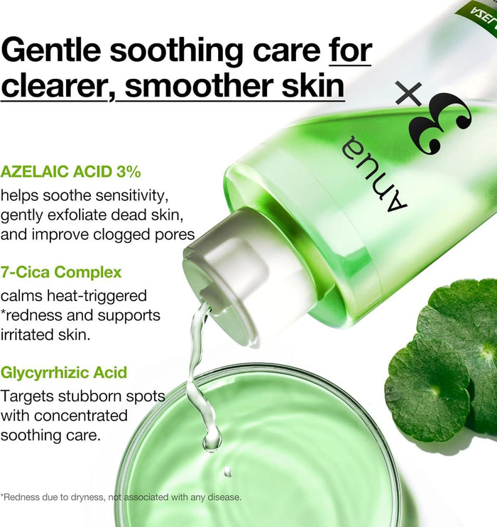 ANUA Azelaic Acid 3 Cica Skin Clarifying Toner 250 mL
