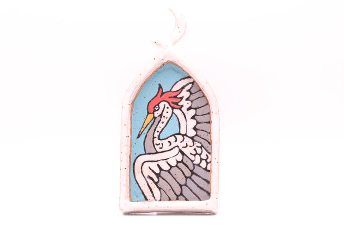 Crane with Moon (0637)