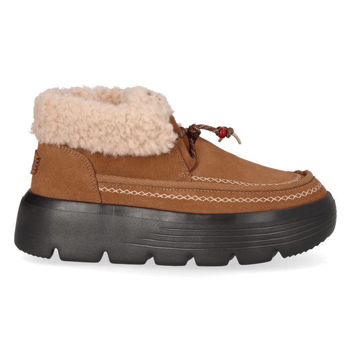 Austin Edge Lounge Dames Boots Suede Cognac