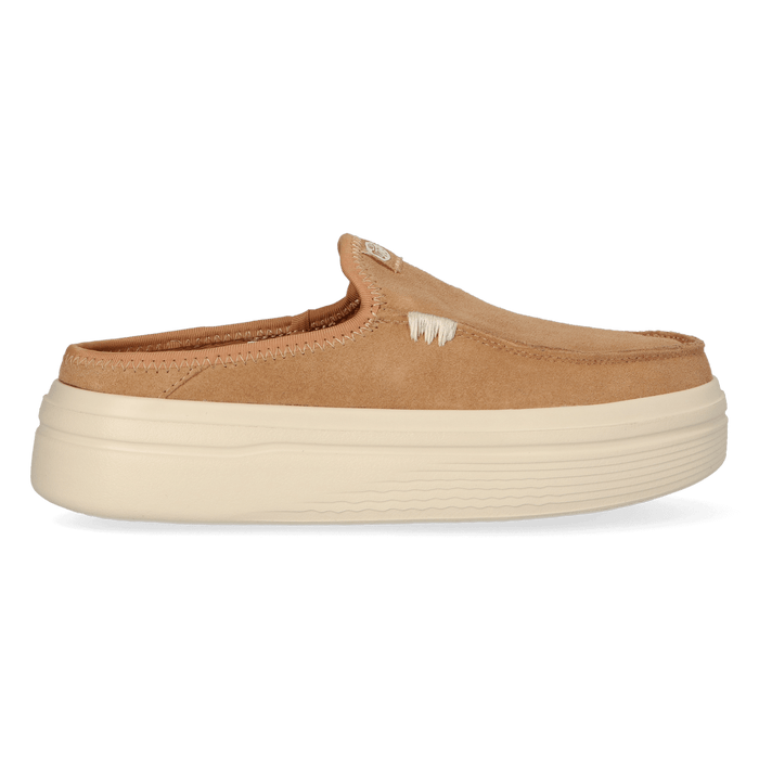 Austin Lift Classic Dames Instappers Suede Tan