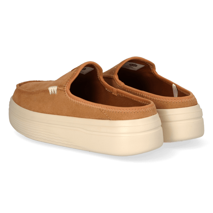 Austin Lift Classic Dames Instappers Suede Tan