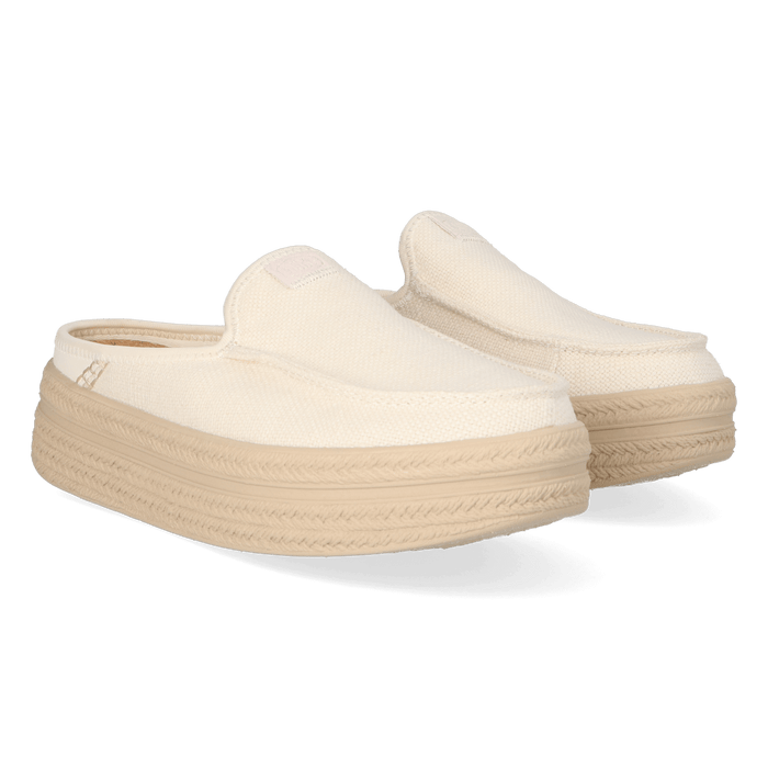 Austin Lift Espadrille Woven Dames Instappers Egret