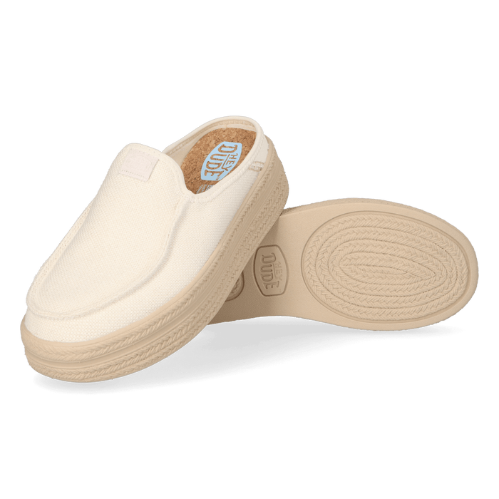 Austin Lift Espadrille Woven Dames Instappers Egret