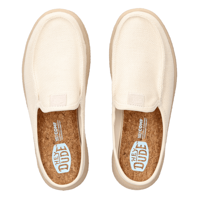 Austin Lift Espadrille Woven Dames Instappers Egret