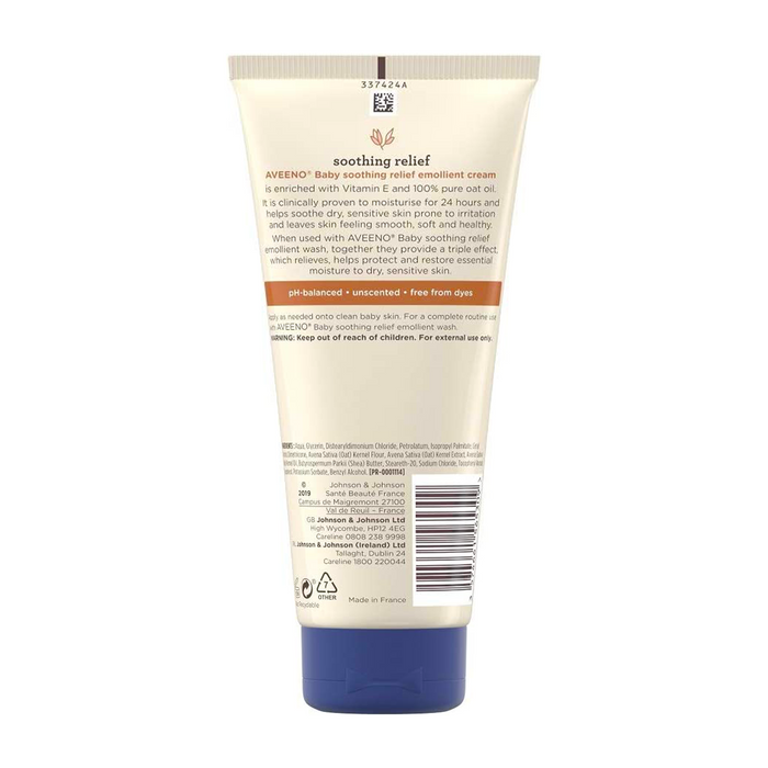 Aveeno Baby Soothing Relief Emollient Cream 150ml
