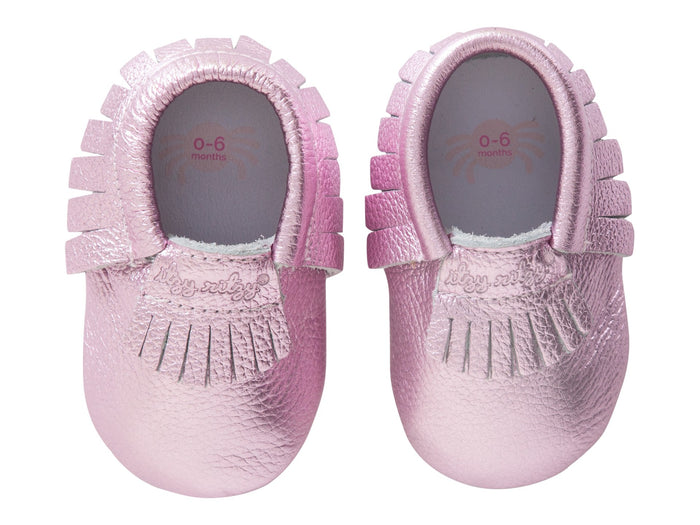 Baby Moccasins-Pink