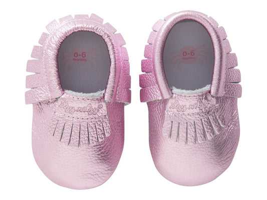 Baby Moccasins-Pink