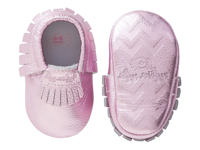 Baby Moccasins-Pink