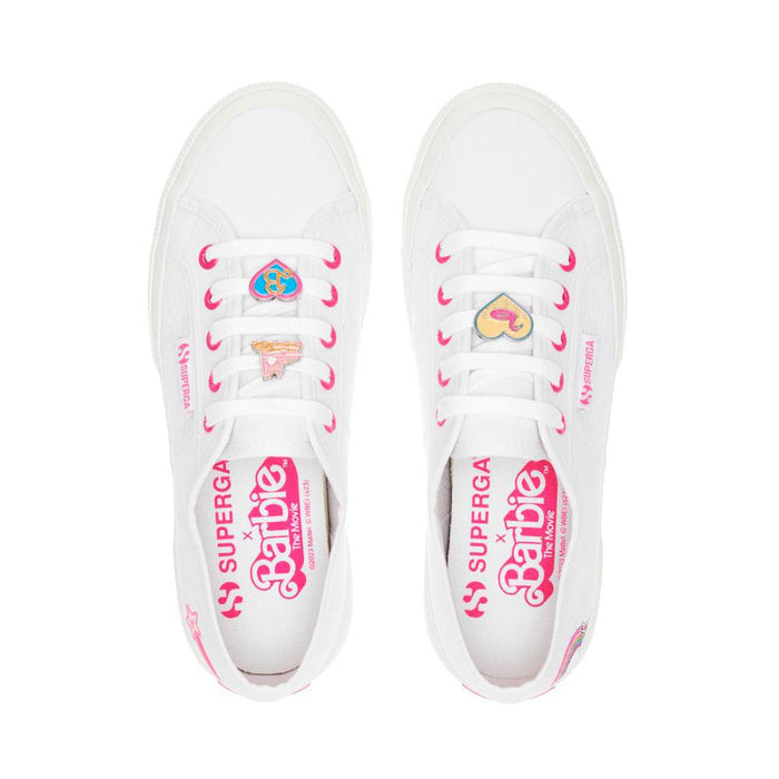 Barbie x Superga 2750 Zapatilla Movie Pins White Fuchsia