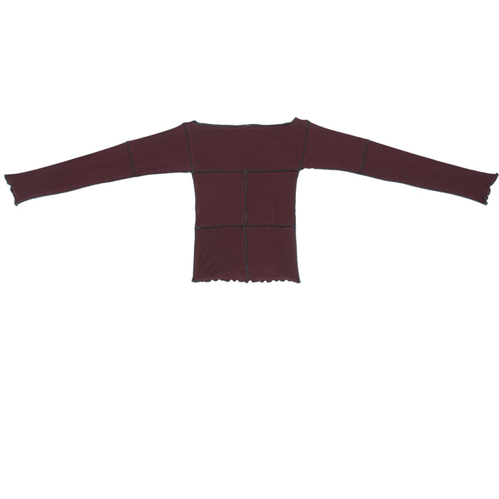 Baserange CINDER LONGSLEEVE TEE, Nara Red