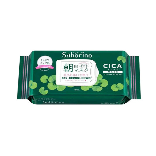 BCL Saborino Morning Facial Cicacare Mask 28 pcs