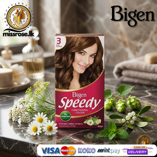 Bigen Speedy Conditioning Colour - Warm Chestnut 3