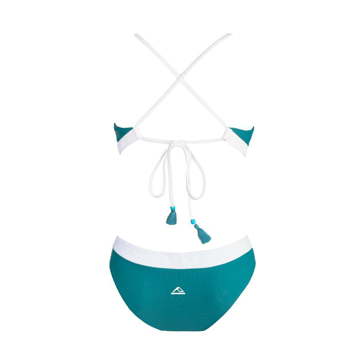 Bikini Reef Turquesa Blanco
