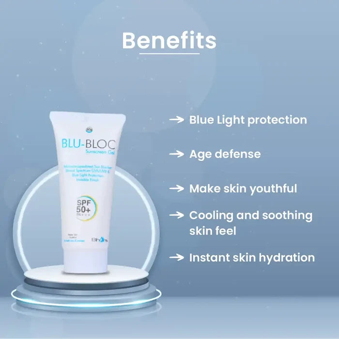 Buy Skin Hydration Cream | Hydrate Your Skin with Blu-Bloc Sunscreen Gel by Sarin Skin