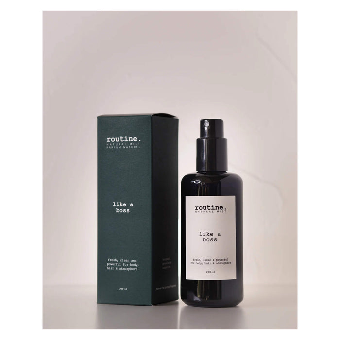 Routine Body, Hair & Atmosphere Mist - Like a Boss Box & Bottle