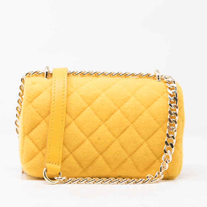 Borsa in Pelle e Lana Cocò Medium GLM COUTURE
