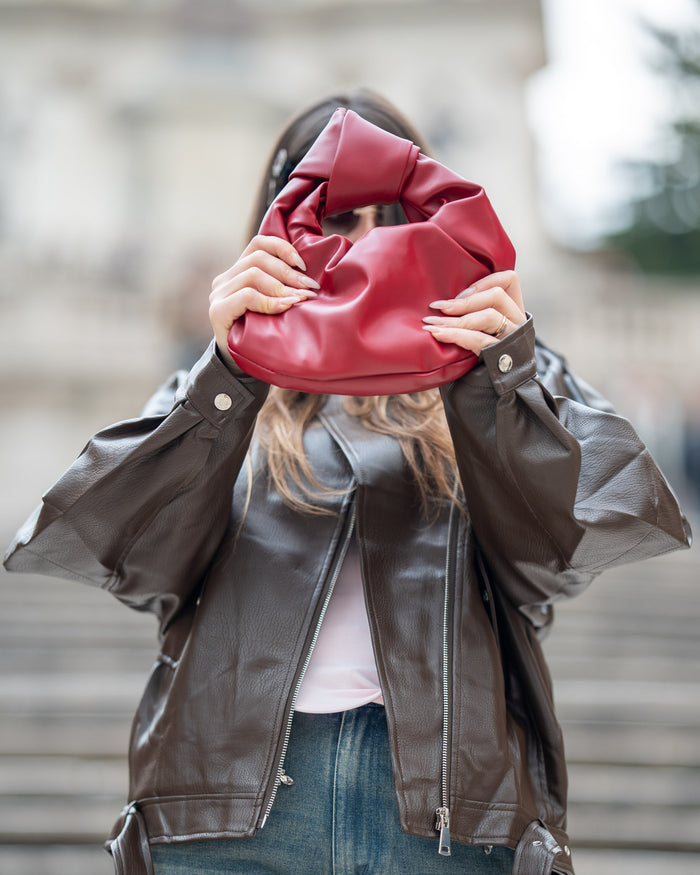 Borsa Knot Burgundy
