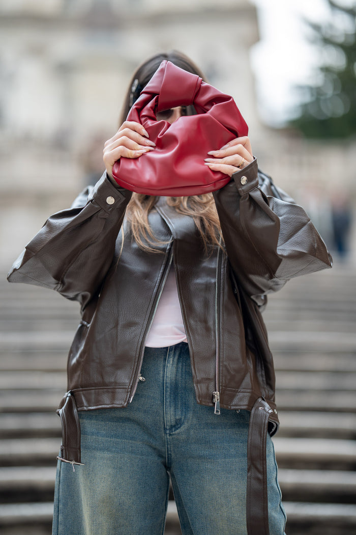 Borsa Knot Burgundy