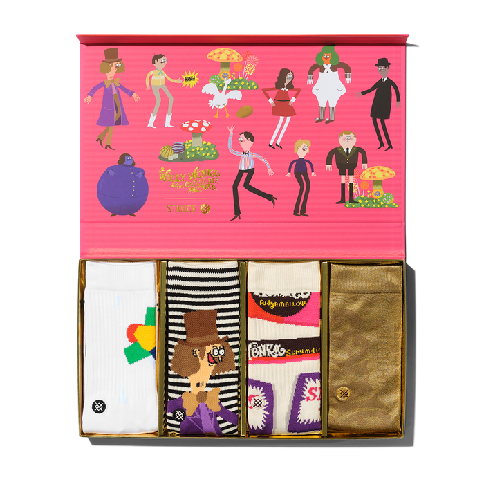 Box Set Willy Wonka By Jay Howell Crew Socks