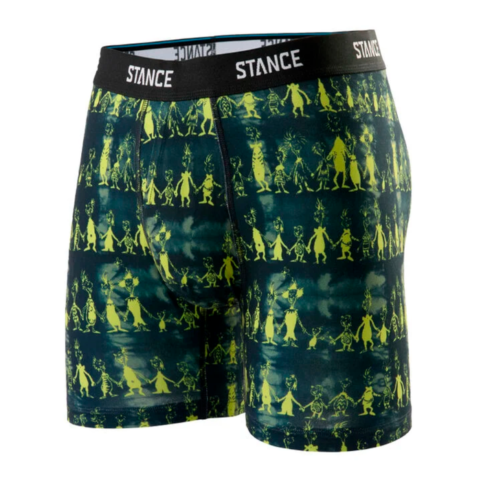 Boxer Men Stancw Down in Who Ville Black