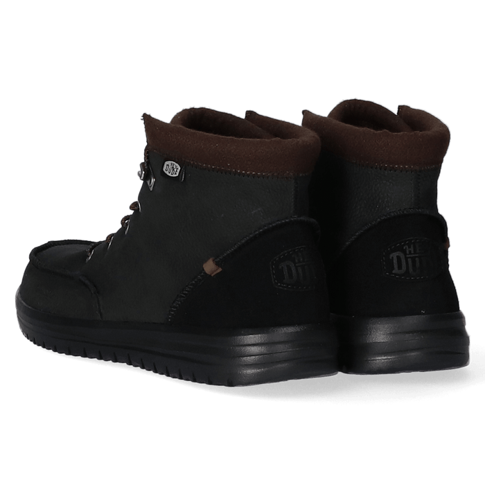 Bradley Leather Heren Boots Black