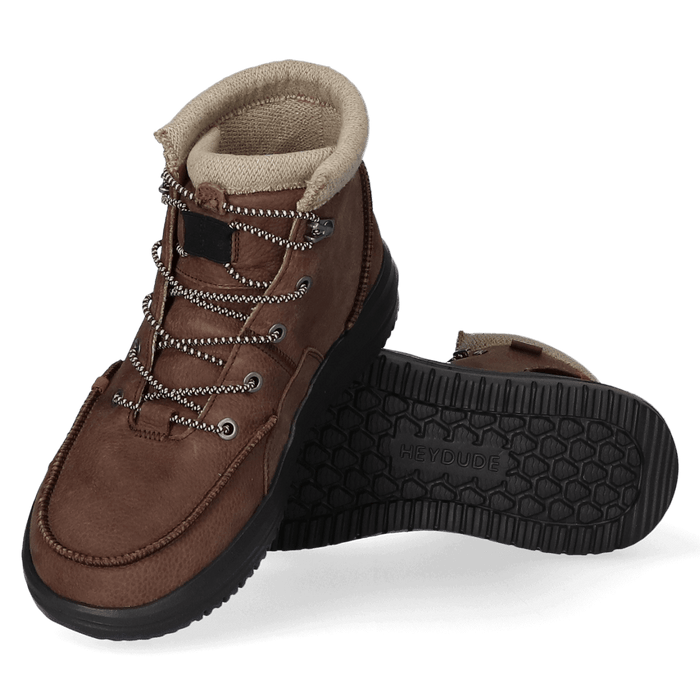 Bradley Leather Heren Boots Brown