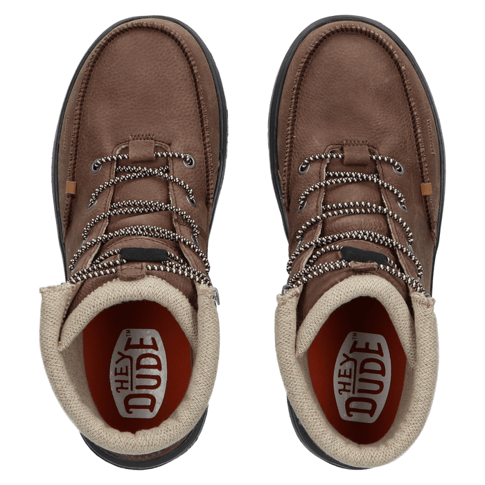 Bradley Leather Heren Boots Brown