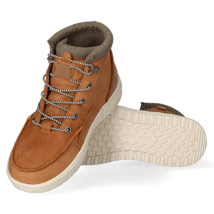 Bradley Leather Heren Boots Cognac