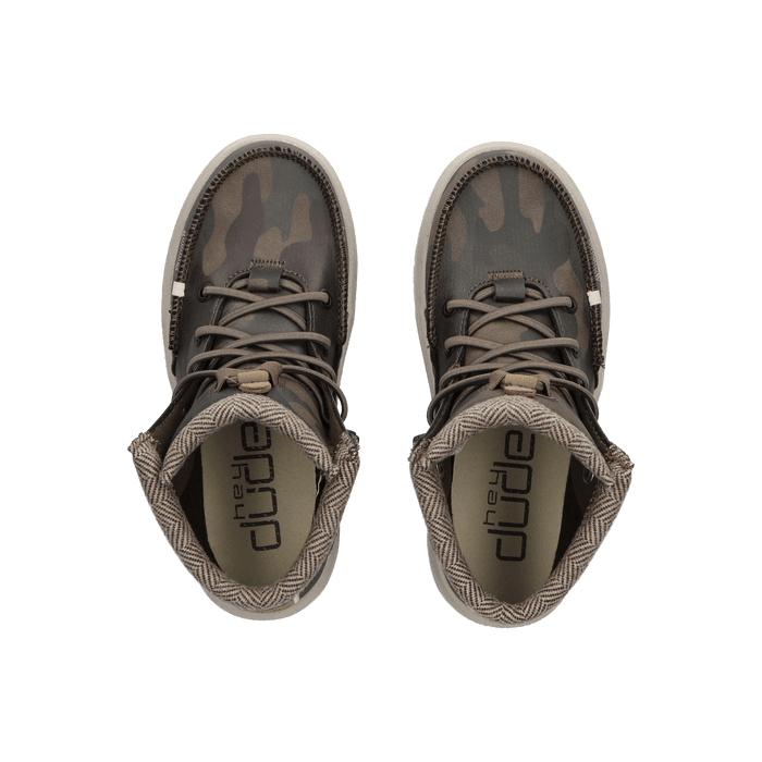Bradley Youth Boots Woodland Camo